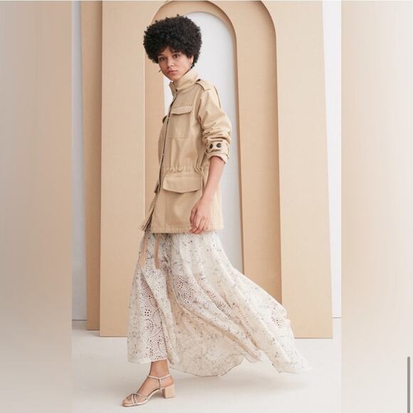 NWT NEW Veronica Beard Balsam Floral Print Broderie Anglaise Chiffon Dress - Picture 8 of 14